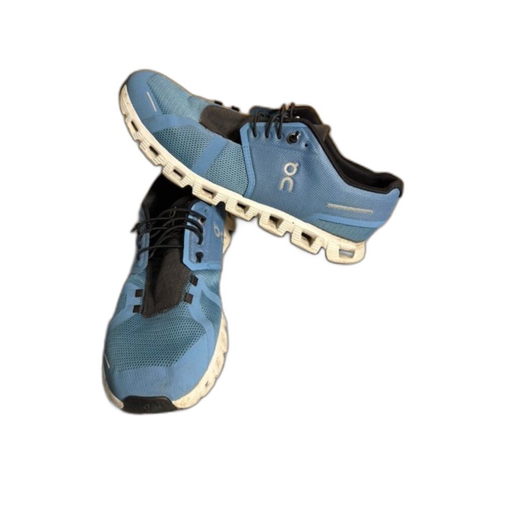 On Cloud Running Shoes Mens Size 10.5 Blue Black CloudTec Athletic Sneakers